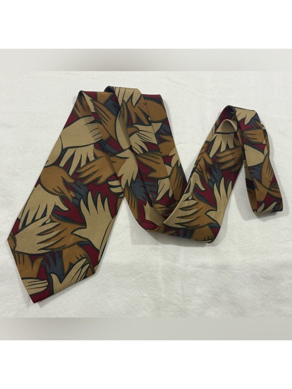 I Want To Hold Your Hand The Beatles Silk Tie 1963 Apple Corps